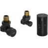 Mexen G05 thermostatic set angled, black - W901-958-70