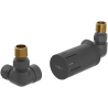 Mexen G05 axial thermostatic set, anthracite - W903-958-66