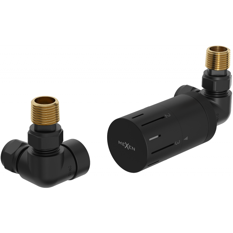 Mexen G05 thermostatic set, axial, black - W903-958-70