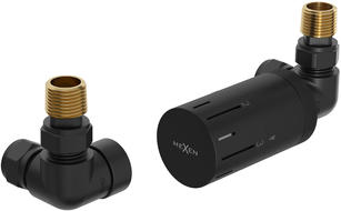 Mexen G05 axial thermostatic set, black - W903-958-70