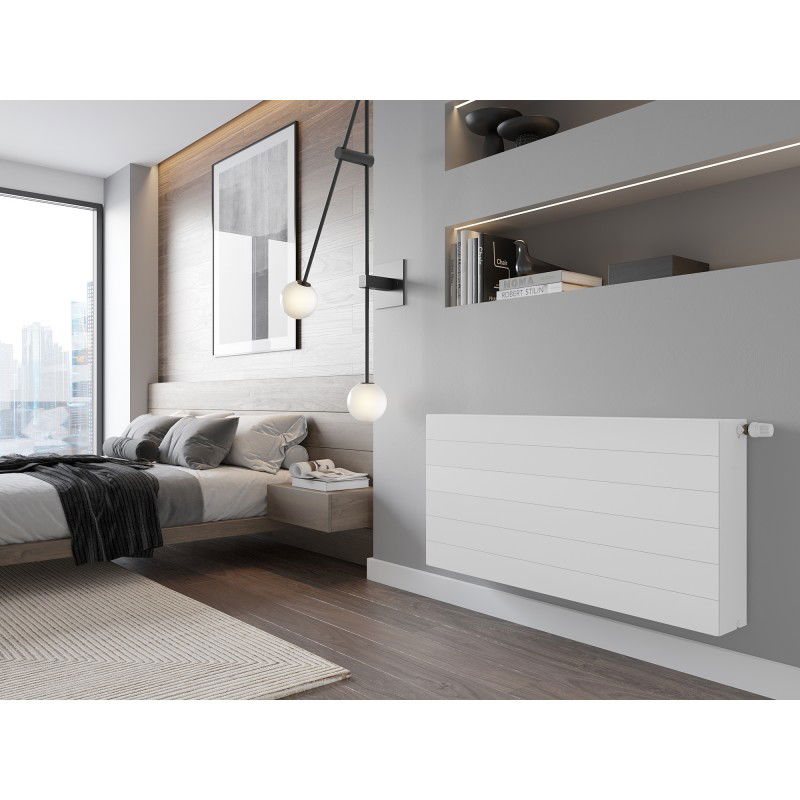 Mexen Line CCL33 Panel Radiator 900 x 900 mm, Central Bottom Connection, 2701 W, White - W6C33L-090-090-00