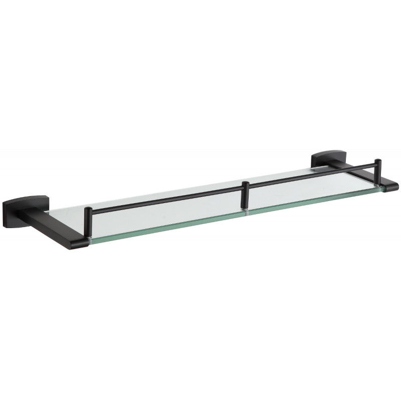 Mexen Zoja hanging glass shelf, Black - 7019137-70
