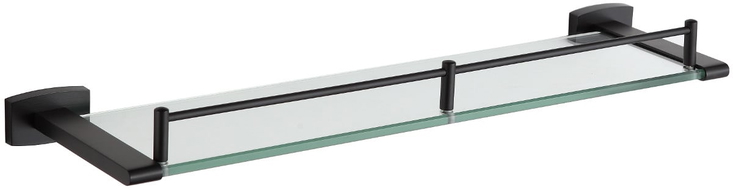 Mexen Zoja hanging glass shelf, Black - 7019137-70