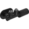 Mexen G05 thermostat set angled with cover R, Duplex, DN50, black - W907-958-905-70