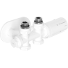 Mexen G05 thermostatic set angled/straight with cover R, Duplex, DN50, white - W908-958-905-20
