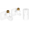 Mexen G05 angled thermostatic set with S cover, white - W901-958-909-20