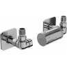 Mexen G05 axial thermostatic set with S cover, chrome - W903-958-909-01