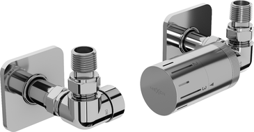 Mexen G05 axial thermostatic set with S cover, chrome - W903-958-909-01