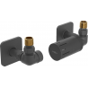 Mexen G05 axial thermostatic set with cover S, anthracite - W903-958-909-66