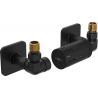 Mexen G05 Axial Thermostatic Set with Cover S, Black - W903-958-909-70