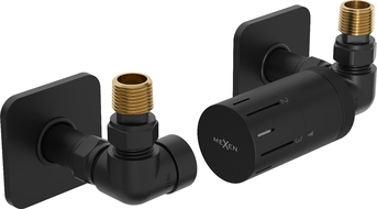 Mexen G05 Axial Thermostatic Set with Cover S, Black - W903-958-909-70