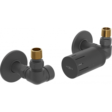 Mexen G05 Thermostatic Set with R Masking, Anthracite - W903-958-904-66