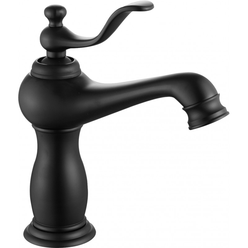 Mexen Vela washbasin faucet, black - 744500-70