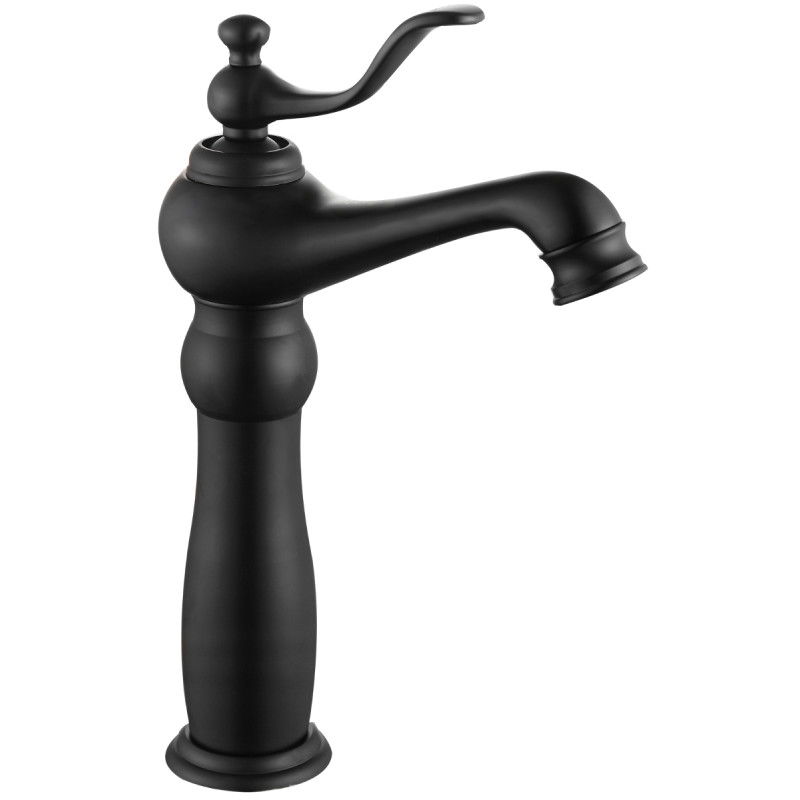 Mexen Vela high washbasin mixer tap, Black - 744510-70