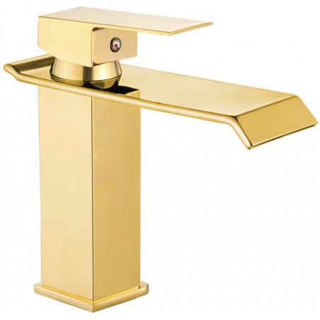 Mexen Apus washbasin mixer tap, Gold - 744700-50