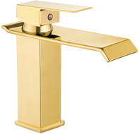 Mexen Apus sink faucet, gold - 744700-50