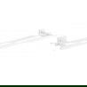 Mexen Arno double towel rack, White - 7020725-20