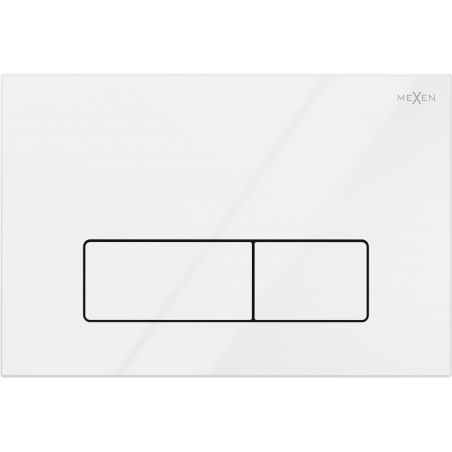 Mexen Fenix 13 Flush Button Slim, Glossy White - 601300