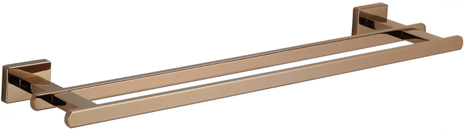 Mexen Arno double towel rack, Rose gold - 7020725-60