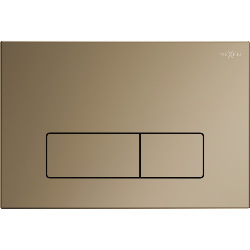 Mexen Fenix 13 Slim Flush Button, Champagne Gold - 601304
