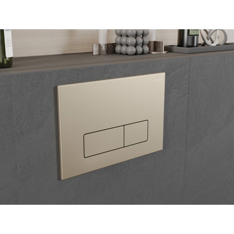 Mexen Fenix 13 Slim flush button, champagne gold - 601304