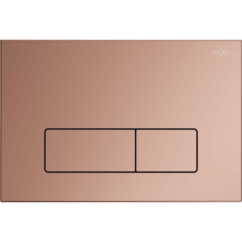 Mexen Fenix 13 Slim flush button, rose gold - 601305