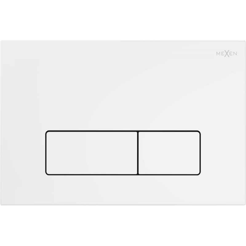 Mexen Fenix 13 Slim Flush Button, Matte White - 601320