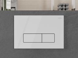 Mexen Fenix 13 Flush Button Slim, Glossy White - 601300