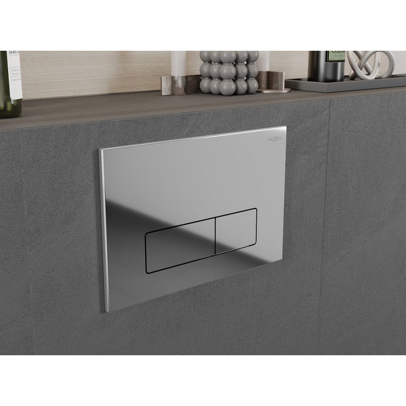 Mexen Fenix 13 Slim Flush Button, Glossy Chrome - 601301