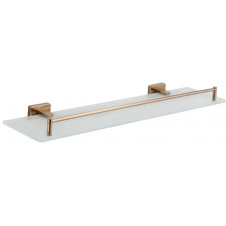 Mexen Arno hanging glass shelf, Rose gold - 7020737-60