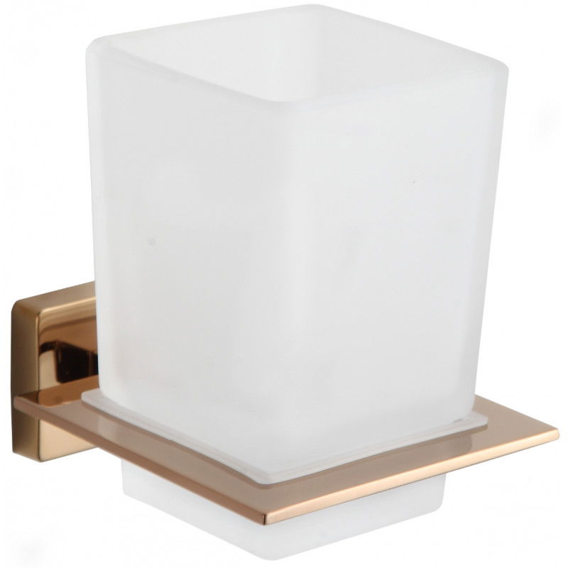 Mexen Arno toothbrush cup, Rose gold - 7020738-60