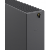 Mexen Flat CCF33 Flat Panel Radiator 400 x 800 mm, Bottom Middle Connection, 1265 W, Anthracite - W6C33F-040-080-66