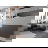 Mexen Flat CCF33 Flat Panel Radiator 400 x 800 mm, Bottom Middle Connection, 1265 W, Anthracite - W6C33F-040-080-66