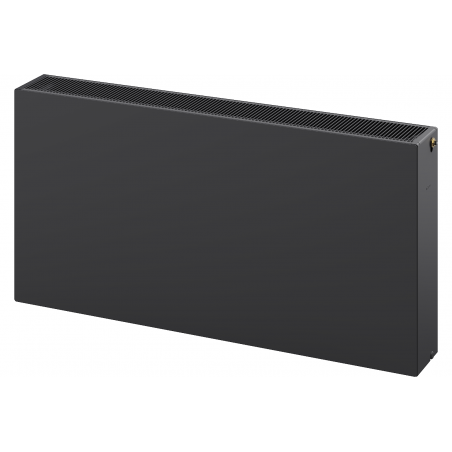 Mexen Flat CCF33 panel radiator 400 x 1300 mm, bottom mid connection, 2056 W, anthracite - W6C33F-040-130-66