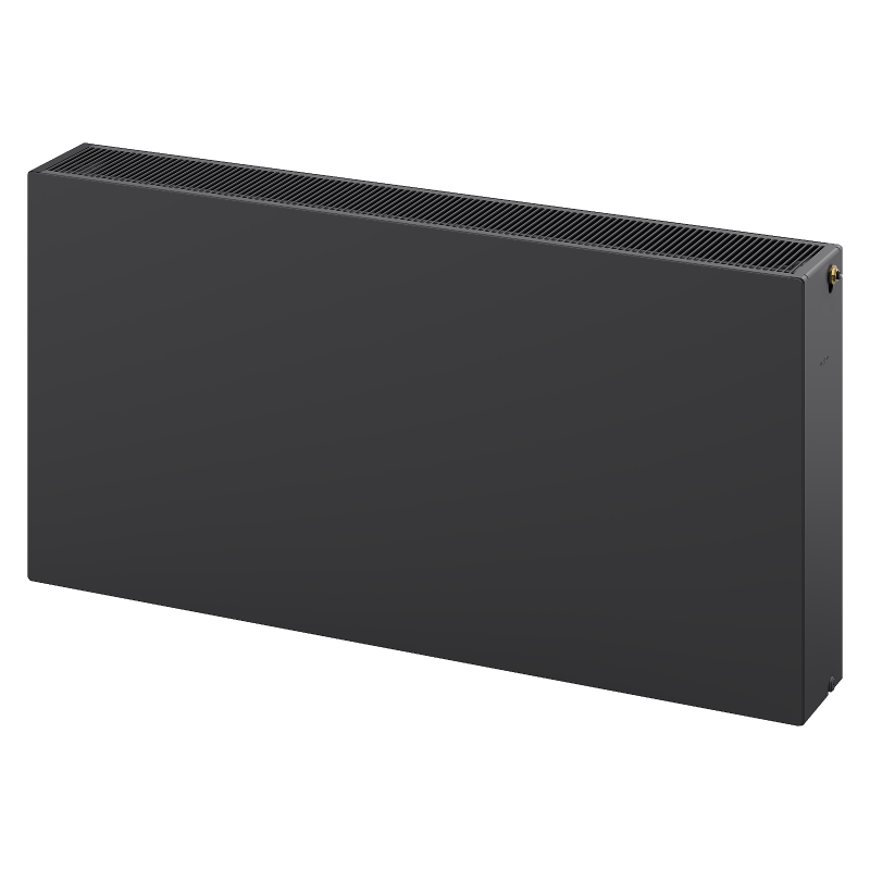 Mexen Flat CCF33 panel radiator 400 x 2000 mm, bottom central connection, 3163 W, anthracite - W6C33F-040-200-66