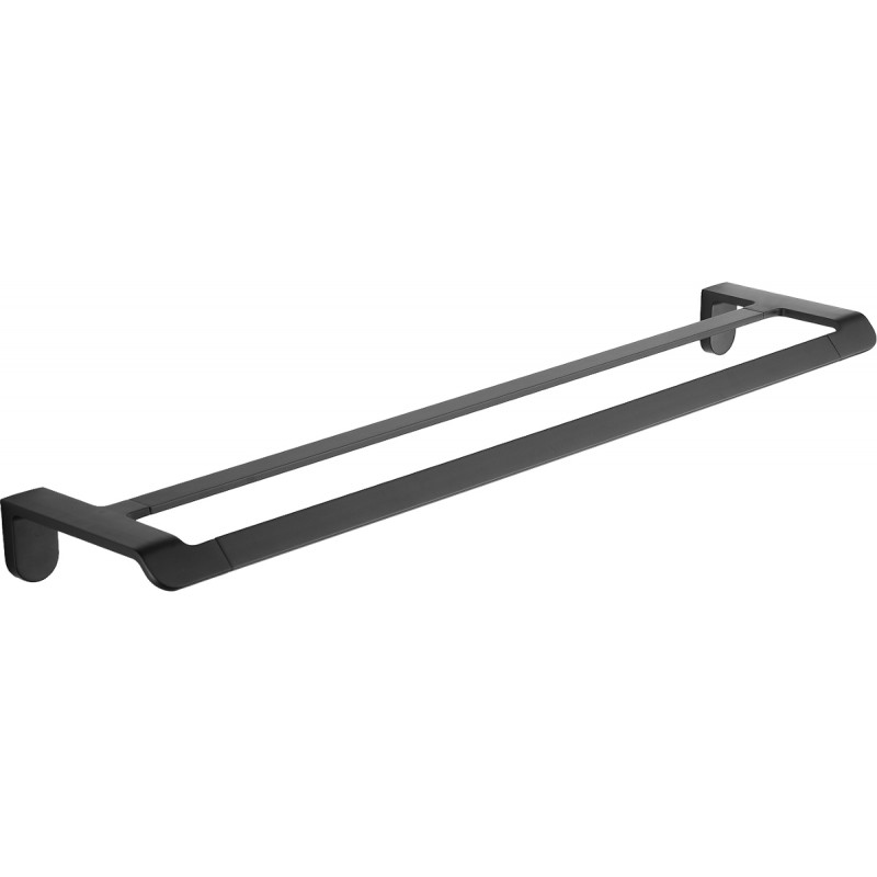 Mexen Lea double towel rail, black - 7026025-70