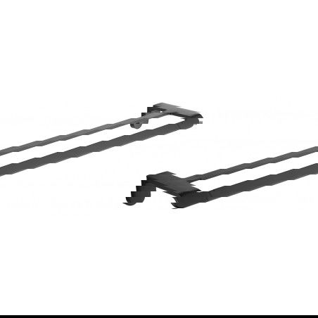 Mexen Lea double towel rack, Black - 7026025-70