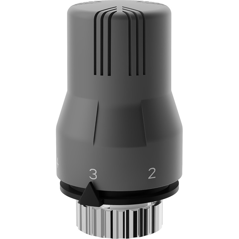 Mexen Uni-G thermostatic radiator head, anthracite - W908-002-66