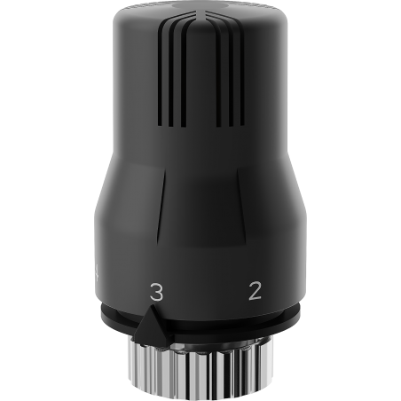 Mexen Uni-G thermostatic radiator head, black - W908-002-70