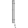 Mexen Pino electric radiator with towel racks 1405 x 137 mm, 150 W, black - W301-1405-137-00-70