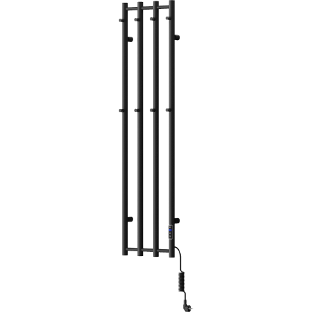 Mexen Pino electric radiator with towel racks 1405 x 347 mm, 250 W, black - W301-1405-347-00-70