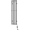 Mexen Pino electric radiator with towel rails 1405 x 347 mm, 250 W, black - W301-1405-347-00-70