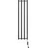 Mexen Pino electric radiator with towel rails 1405 x 347 mm, 250 W, black - W301-1405-347-00-70