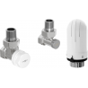 Mexen G03 thermostatic set angled, nickel - W913-012-938-01