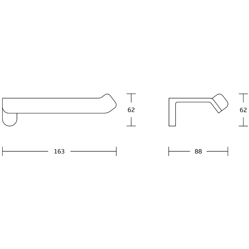 Mexen Lea toilet paper holder, black - 7026033-70