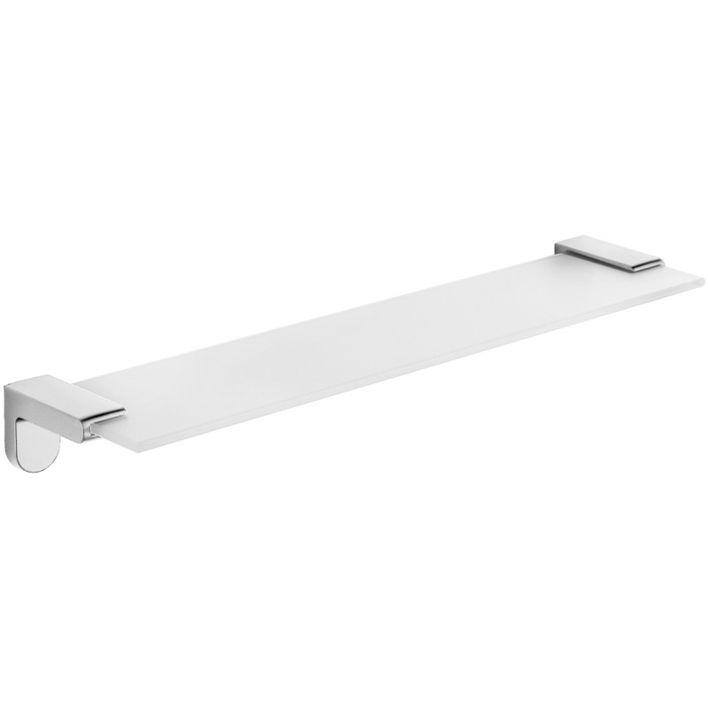 Mexen Lea hanging glass shelf, Chrome - 7026037-00