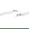 Mexen Lea hanging glass shelf, Chrome - 7026037-00