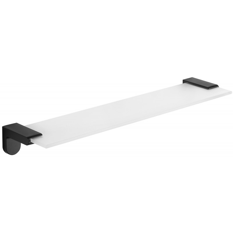 Mexen Lea hanging glass shelf, black - 7026037-70