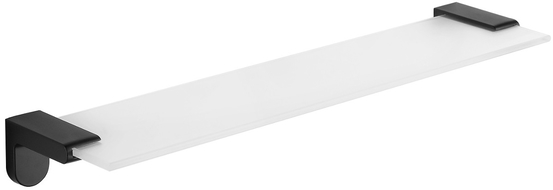 Mexen Lea hanging glass shelf, black - 7026037-70