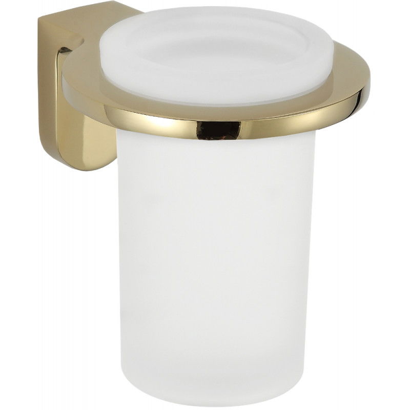 Mexen Lea toothbrush cup, Gold - 7026038-50
